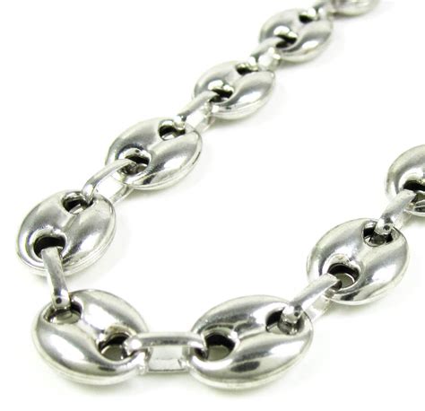 gucci link silver chain